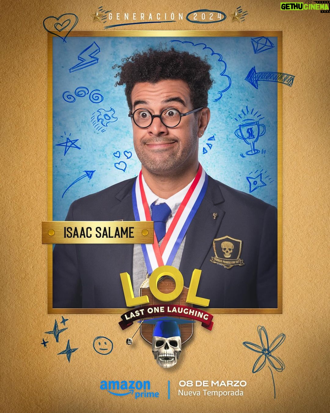 Eugenio Derbez Instagram - #LOLMX puso el jamรณn y Salame... los huevos. Bienvenido Isaac Salame a #LOL6 @lolmx_oficial ๐ Marzo 8 ๐๐ป @primevideomx // LOLMX gave us beer, @isaacsalamef gave us someone to pick on๐