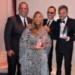 Eugenio Derbez Instagram - Such a great night. #photodump @maestrocares @marcanthony @ananavarrofl @queenlatifah New York City