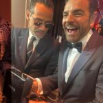 Eugenio Derbez Instagram - Such a great night. #photodump @maestrocares @marcanthony @ananavarrofl @queenlatifah New York City
