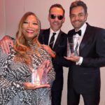 Eugenio Derbez Instagram - Such a great night. #photodump @maestrocares @marcanthony @ananavarrofl @queenlatifah New York City