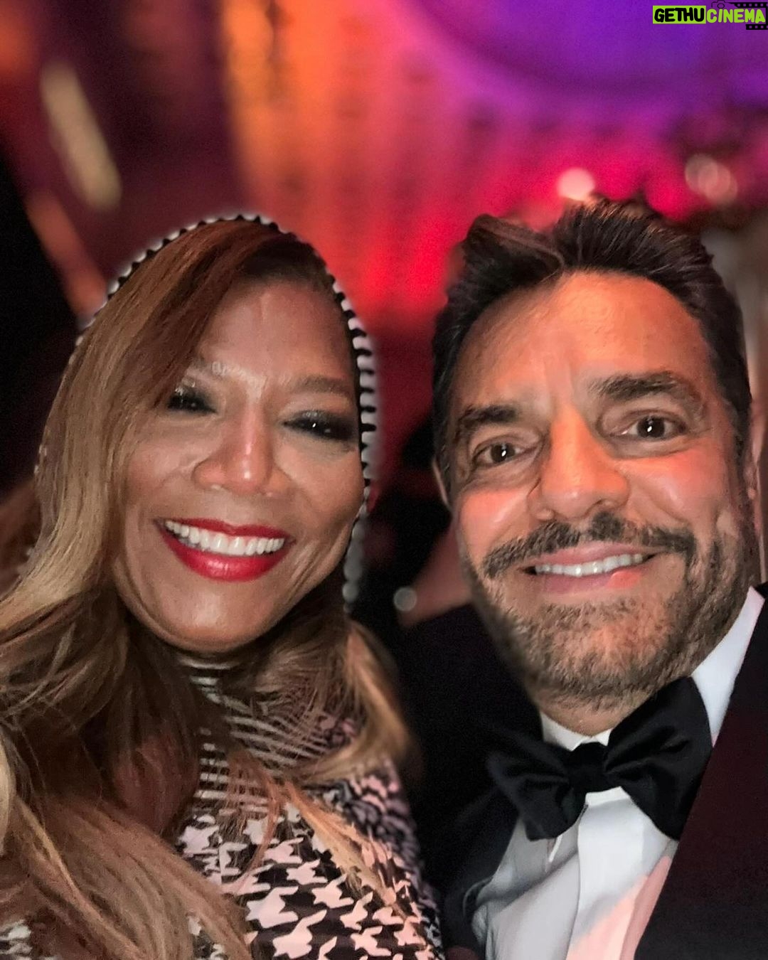 Eugenio Derbez Instagram - Such a great night. #photodump @maestrocares @marcanthony @ananavarrofl @queenlatifah New York City