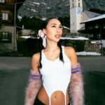 Eva Marisol Gutowski Instagram - You can call but i don’t think you’ll reach me 🤷🏽‍♀️ Flims-Laax Switzerland