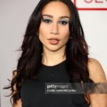Eva Marisol Gutowski Instagram – The last time i posted a Getty image was in the Mesozoic era, but i wanted to post a dumpy today so here we are. This is life lately ❤️
1. Got ready for this premiere in 20 minutes and did the girl thing where you freak out under time stress and add bold eyeshadow 🥸
2. Couples that stretch together 👯 
3. I’m on the hunt for a hand pan
4. A needy animal 
5. Tried “frosty makeup” and the mail girl looked at me and i saw her visibly stop herself from laughing in my face 🥸🥸
6.  Question of the day is if olav ever made that transition.
7. Shopped at Trader Joe’s for the FIRST TIME IN MY LIFE
8. January = alone time 🫶❤️ New York, New York