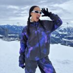 Eva Marisol Gutowski Instagram - Baby Eva would never believe we’re starting 2024 flying down a Swiss mountain 🏂🏔️ Flims-Laax Switzerland