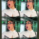 Eva Marisol Gutowski Instagram - Things that would put a Victorian child in a coma: A Prada Beauty Minimal Techno Rave in NYC ✨