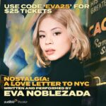 Eva Noblezada Instagram – I can finally share with you all❤️‍🔥 “Nostalgia: A Love Letter to NYC,” a very special evening of songs and storytelling all about our beloved city, presented by #AudibleTheater!  We’ll be at the Minetta Lane Theatre on January 12, 13, and 14th, so grab your tickets now. Use code EVA25 thru this Wednesday for exclusive access to $25 tickets! Link in bio 🤍 I’m over the moon about this show! 🎉🪩
📸 @jennyandersonphotography
MUA @carolinadali Hair @sky.kxm Stylist @sarahslutsky @carlee___
