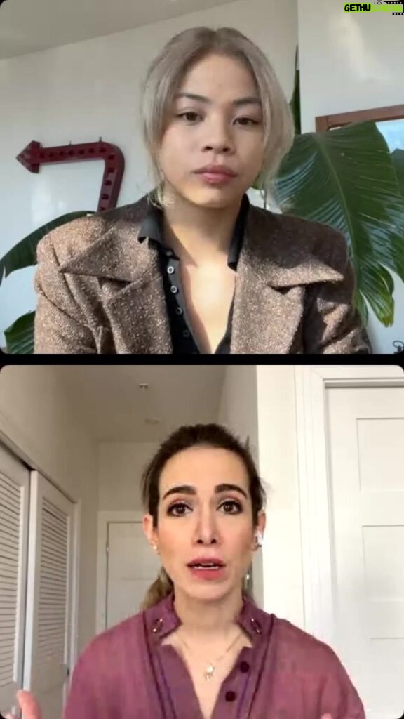 Eva Noblezada Instagram - Thank you so much for all who joined todays IG live with @tarakangarlou speaking on Iran and what’s currently happening. (2:33 start my skip my blabbing) This woman is a powerhouse. 🙌🏽 Please watch/share 🤍