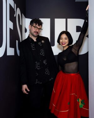 Eva Noblezada Instagram - Delusional indeed 🎊 feeling fabulous and festive after three delicious shows @joespub with my musical partner in crime @rodneybush ✨ Thank You for coming everyone i love you all so much! Wishing everyone a lovely holiday season and continued blessings into the new year 🫶🏽❄️🕯️🎄
Also thank you you beautiful man @reevecarney for joining me onstage and slaying one of my fav mt classics ❤️‍🔥 finishing the year entertainting you all is my highest artistic honor 🙏🏽
And @davidandrako thank YOU for these gorgeous pictures!
Sound: Steve
Lighting : Jeanne Anne
Stage Managers: Jordi & Jake
Costume: TC Williams