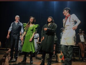 Eva Noblezada Instagram - From the beginning, I knew hadestown would be elevated because of your involvement alone. Your dedication to the craft. Your kindness and your generosity. Your humility and the fierce fire and heart you bring to everything you do. You not only inspire us but lead us like the Captain you are. Being on stage with you is magical. Watching you onstage is an honor. Five shows left baby! What a journey and what a legendary achievement. I love you @reevecarney 💐💐💐💐 
“Orpehus you are not alone, I am right behind you. We are all behind you.” ❤️‍🔥