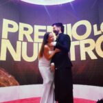 Evaluna Montaner Instagram – Felices de estar juntos, haciendo lo que amamos, a punto de cantar y aparte muy nominadossss 🤍 Graciasss @premiolonuestro @univision