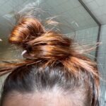 Evaluna Montaner Instagram - Me pinté el pelo del color de mis ojos en Buenos Aires. 🪴