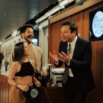 Evaluna Montaner Instagram – Es chévere ser grande… pero es más grande ser chévere. @jimmyfallon 
Gracias por recibirnos con tanto cariño!
LA TRIBU EN @fallontonight ⛺️🔥