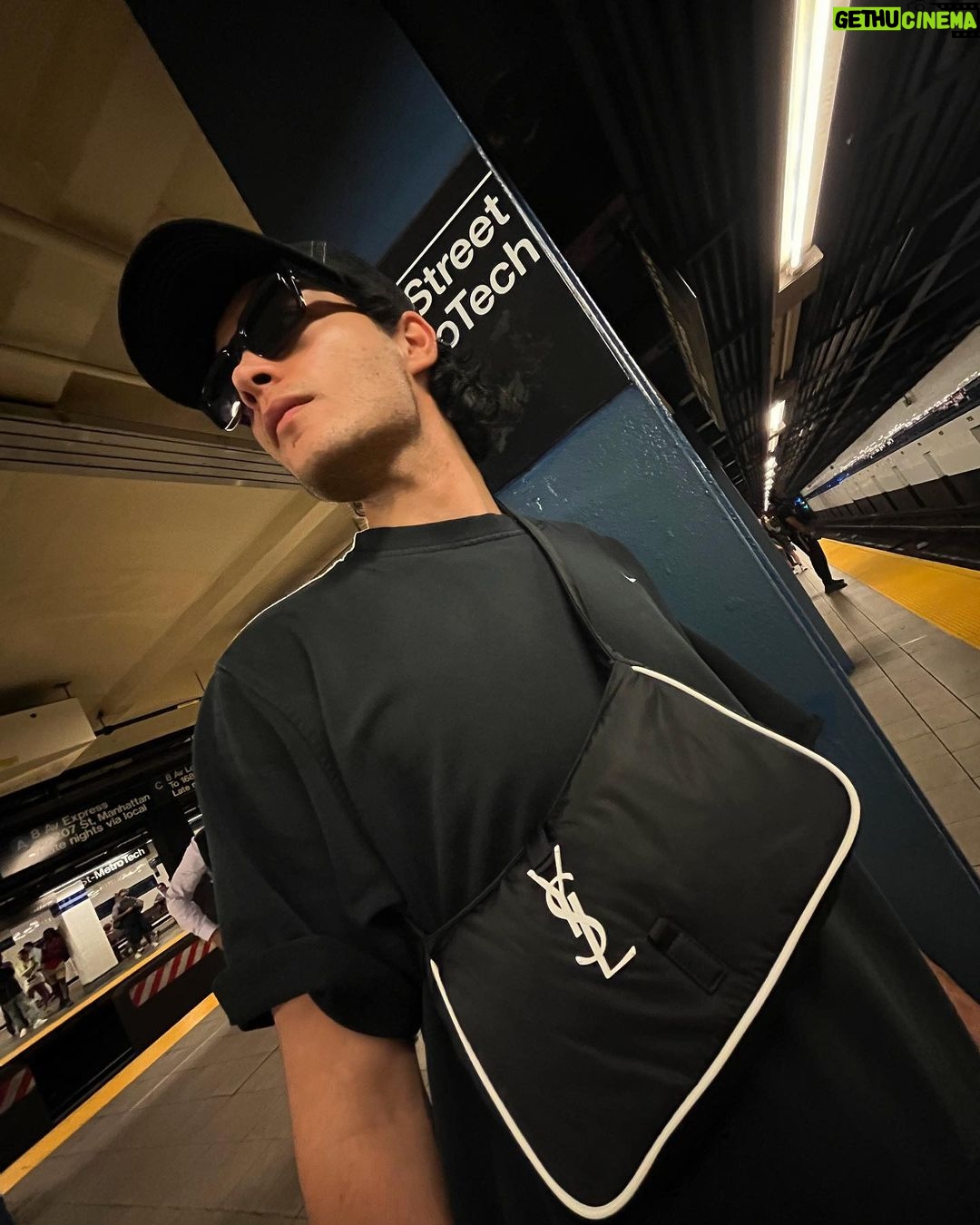 Evan Evagora - 2.3K Likes - @ysl bringing the heat to NYC a bag me and my girl can share