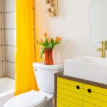 Evan Thomas Instagram - We are about halfway through the season 3, and I’ve been so proud of the homes this season! Sometimes the bathrooms in these smaller homes can be tricky to add in unique design elements when their size dictates that they all basically have the same layout. Here are alllll the bathrooms so far this season. From the future house, to the black hole, to cozy cabin, we tried to add as much personality to each bathroom while sticking to the aesthetic of the house, and not breaking the bank. What’s your favorite bathroom so far this season?! And if you see a tile that you love, head over to @virginiatilecompany! All these beautiful tiles are @virginiatilecompany tiles and each one is fabulous in their own right! Detroit, Michigan