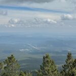 Evan Thomas Instagram – Long loooong hike in Santa Fe mountains! Got a bit turned around, and added a few extra miles of back tracking, but we made it. Just a simple 24 mile hike in hail and rain…everything’s fine 😂. Santa Fe, New Mexico