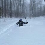 Evan Thomas Instagram - Blizzard has hit northern Michigan! We wanted to go snowboarding today but it was a tad bit windy! So snowshoeing it is! Beautiful day in some beautiful country 😍! What’s the storm like where you are? Tons of snow?? Gaylord, Michigan