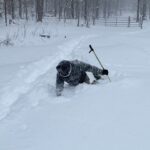 Evan Thomas Instagram - Blizzard has hit northern Michigan! We wanted to go snowboarding today but it was a tad bit windy! So snowshoeing it is! Beautiful day in some beautiful country 😍! What’s the storm like where you are? Tons of snow?? Gaylord, Michigan