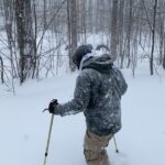 Evan Thomas Instagram - Blizzard has hit northern Michigan! We wanted to go snowboarding today but it was a tad bit windy! So snowshoeing it is! Beautiful day in some beautiful country 😍! What’s the storm like where you are? Tons of snow?? Gaylord, Michigan