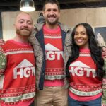 Evan Thomas Instagram - It’s been the best day!!! Happy Thanksgiving everyone! Let the Christmas season begin!! And THANKS @HGTV FOR THE AMAZING SWEATERS LOL #blackfriday #hgtv #cheer #bemerryaf Detroit, Michigan