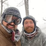 Evan Thomas Instagram - Blizzard has hit northern Michigan! We wanted to go snowboarding today but it was a tad bit windy! So snowshoeing it is! Beautiful day in some beautiful country 😍! What’s the storm like where you are? Tons of snow?? Gaylord, Michigan