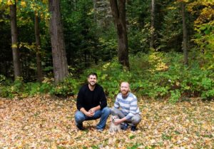 Evan Thomas Instagram - It was a great weekend up north!  Got some fall foliage in before our schedule gets crazy!  Belle also looks amazing in fall tones!! Happy fall y’all!  #happyfall #northernmichigan #happyplace #nature #fall #fallfoliage #belle #dogsofinstagram #puremichigan