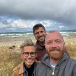 Evan Thomas Instagram - It was a great weekend up north! Got some fall foliage in before our schedule gets crazy! Belle also looks amazing in fall tones!! Happy fall y’all! #happyfall #northernmichigan #happyplace #nature #fall #fallfoliage #belle #dogsofinstagram #puremichigan Northern Michigan