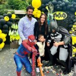 Fahriye Evcen Instagram - İyi ki doğdun ilk göz ağrımız 🖤💛 KARAN #13.04.2019