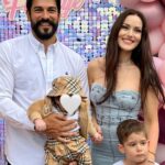 Fahriye Evcen Instagram - Aşkım İyiki 💜🤍 … Nice senelerin olsun kuzum seni seviyorum ve seviyoruz👨‍👩‍👦‍👦 #happybirthday 🎉🎁🎂