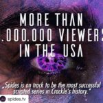 Falk Hentschel Instagram – congrats to the whole Spides Family. well done!

#Repost @spides.tv with @get_repost
・・・
US streaming service CRACKLE has just announced that #spides has already exceeded 1 million viewers in just two weeks. 

This makes SPIDES the most popular scripted series on Crackle. 

„The series has truly taken Crackle by storm since it launched two weeks ago“ says Crackle Plus president.”