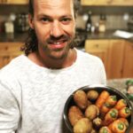 Falk Hentschel Instagram – so happy to make a stew out of these homegrown carrots and potatoes. #laboroflove