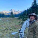 Falk Hentschel Instagram - Finally got to fulfill a childhood dream of being a cowboy, riding this beautiful horse out in the wilderness. Asarah took great care of me and kept me safe. Thank you. #horses #freedom