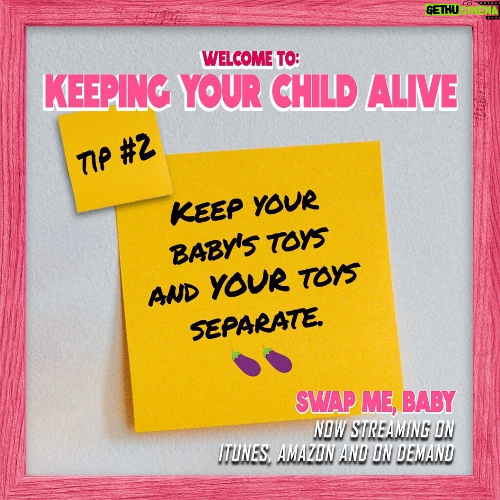 Falk Hentschel Instagram - Not all toys are child friendly. Especially the ones you keep in the bedroom. #SwapMeBaby is NOW STREAMING on ITUNES, AMAZON AND ON DEMAND.