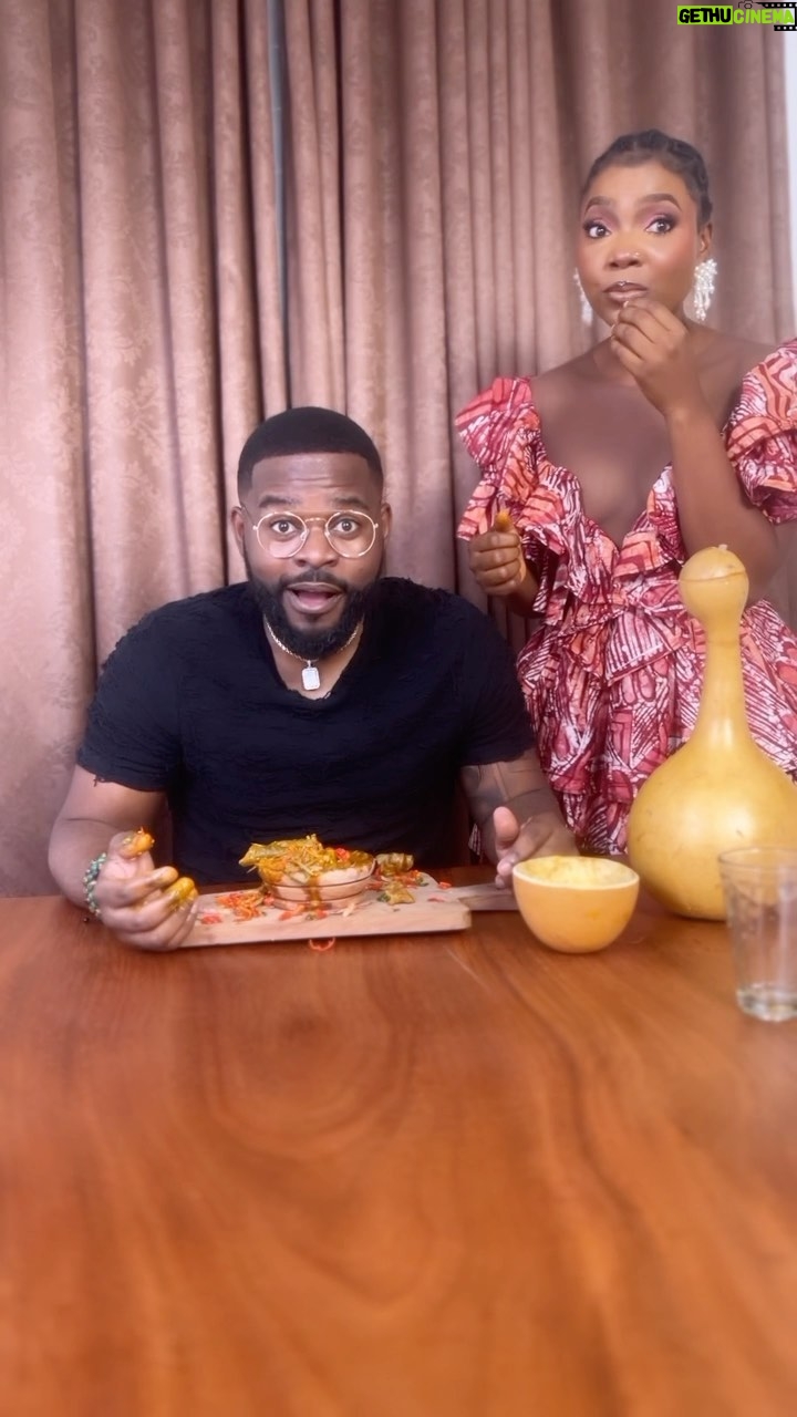 Falz Instagram - Careful what you wish for!! 😩 I can’t really complain. I called for it 🤷🏾♂️ I’m sending this special delicacy to a few of my friends. Let’s see who can chest ittttt 😤😤 @bettyharry_ this Nkwobi is fireeee 🤤 🥵 🌶️ #NkwobiWithExcessPepper #NDIIKE