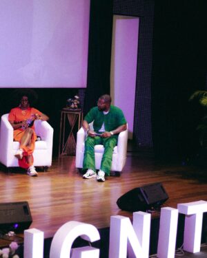 Falz Instagram - Constructive conversation at @ignitetalksbytasck 👌🏾 

👕 👖- @vividoke