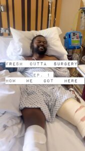 Falz Instagram - Current situation 🤕🤕 It’s a whole journey to being 100% back. Say a prayer for me 🤲🏽