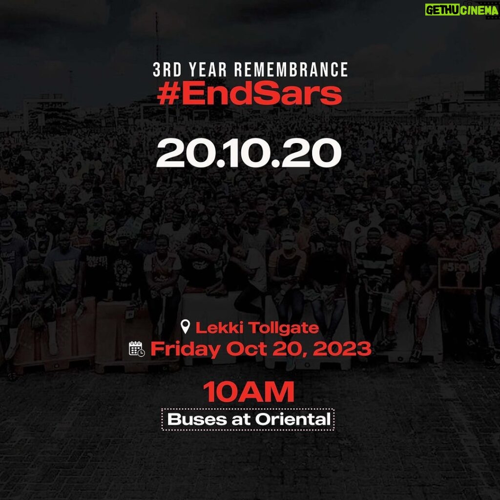 Falz Instagram - Tomorrow, we remember our fallen heroes. 3 years ago, they were unjustly killed. We will never ever forget 🕊️ #EndSars #EndSarsMemorial