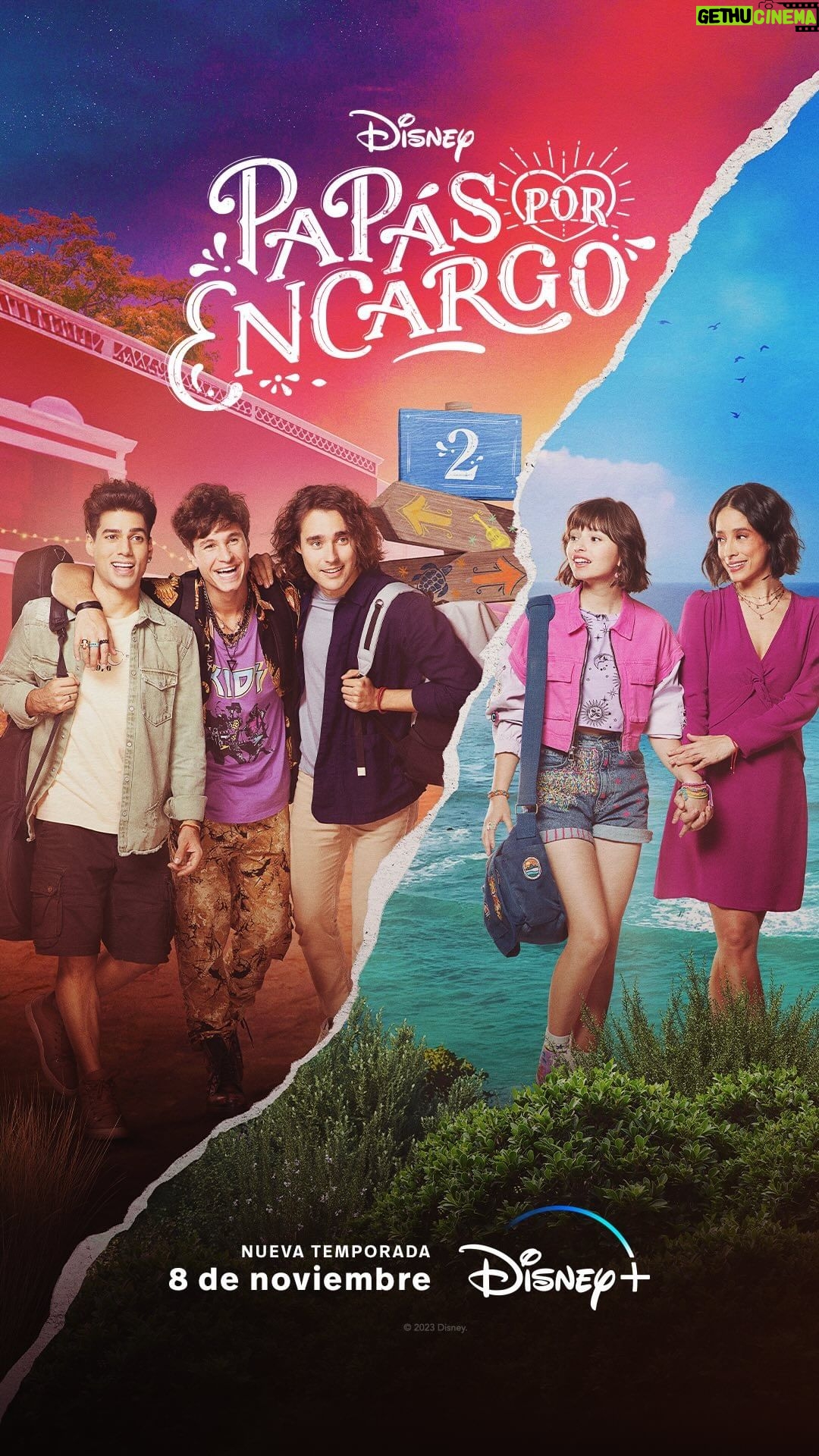 Farah Justiniani Instagram - ¡YA ES OFICIAAAAAL! Este 8 de noviembre estrenamos la segunda temporada de “Papas Por Encargo” en @disneyplusla , acompáñenos en este nuevo viaje, lleno de magia, aventuras por México y nuevas anécdotas junto a nuestra familia ¿Están ready?💫🙌🏻✨🫶🏻 #PapásPorEncargo