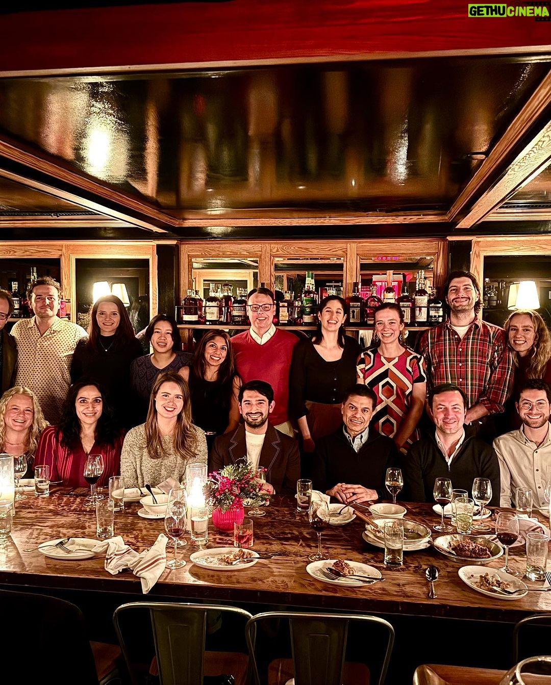 Fareed Zakaria - 1K Likes - Xmas dinner for my GPS and documentary unit teams, followed by karaoke. A real privilege and pleasure to work with such talented people - and it's lots of fun. Feel very blessed. (I might drop more of the karaoke over time!)