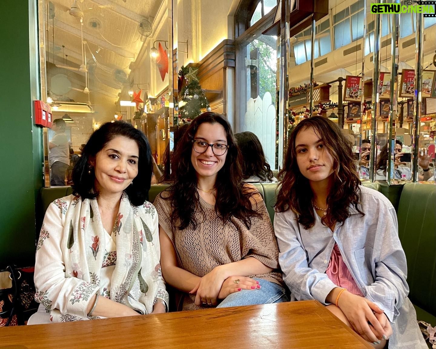 Fareed Zakaria - 1.3K Likes - The two best places to eat in Mumbai - and there is LOTS of competition - are @thebombaycanteen and its associated savories and sweets store, @bombaysweetshop. That's my sister, Tasneem, and my two daughters, Lila and Sofia.