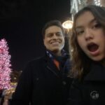 Fareed Zakaria Instagram - Christmas time in Merry Old London. Sofia is enjoying the lights. Convent Garden, London Uk