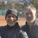 Fareed Zakaria Instagram - Last Hurrah! Tennis at the Riverside Clay Courts. It was 27 degrees F with wind chill! Riverside Park, Upper West Side, Manhattan