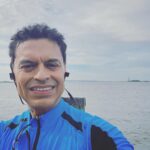 Fareed Zakaria Instagram - A great morning for a bike ride! And that's the Statue of Liberty on the right (far distance). Battery Park City