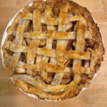 Fareed Zakaria Instagram - Just baked. Gotta admit, feeling pretty good about the lattice crust. Not perfect by a long shot but for a first effort, not bad.