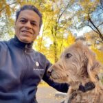 Fareed Zakaria Instagram - Early morning walk with Brody. ❤️ New York in the Fall. Straus Park, New York, NY