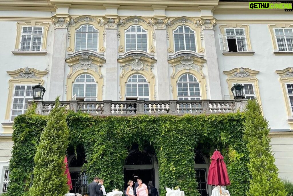 Fareed Zakaria Instagram - This may be the prettiest setting ever! #nofilter The conference was held at the home of the Salzburg Global Seminar, once owned by an Austrian Jew, then confiscated by the Nazis. It was where much of the Sound of Music was filmed. Finally me paying homage to one of my idols. Hotel Schloss Leopoldskron