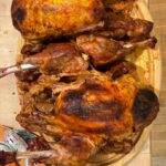 Fareed Zakaria Instagram - An Indian Thanksgiving. Tandoori turkey, turkey kebabs, cumin carrots, masala mashed potatoes, spinach paneer, and roasted sweet potato chaat. Upper West Side