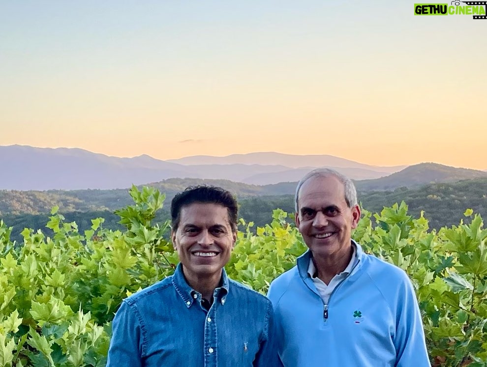 Fareed Zakaria - 0.9K Likes - Brothers' bonding break (BBB), with Arshad at the amazing @blackberry.mountain. @marycelestebf has created a wonderful place to enjoy the great Smoky Mountains of TN. Everything beautifully designed by my old pal @jdbellinc. Notice I caught a fish!