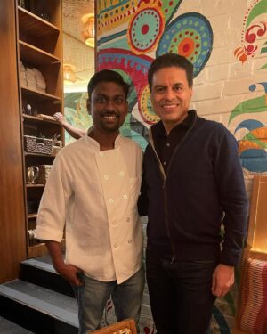 Fareed Zakaria Instagram - Absolutely delicious meal at Semma, the South Indian restaurant that deserves all the buzz it has gotten. Beautiful room, great service and unforgettable food. Chef Vijay Kumar is a true talent and yet humble and gracious. 🙏🙏🙏