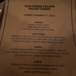 Fareed Zakaria Instagram - Xmas dinner for my GPS and documentary unit teams, followed by karaoke. A real privilege and pleasure to work with such talented people - and it's lots of fun. Feel very blessed. (I might drop more of the karaoke over time!) New York, New York