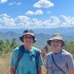 Fareed Zakaria Instagram - Brothers' bonding break (BBB), with Arshad at the amazing @blackberry.mountain. @marycelestebf has created a wonderful place to enjoy the great Smoky Mountains of TN. Everything beautifully designed by my old pal @jdbellinc. Notice I caught a fish!